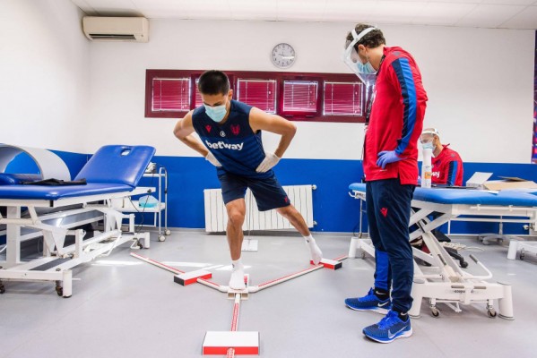 La plantilla del Levante inicia las pruebas médicas previas al regreso a los entrenamientos