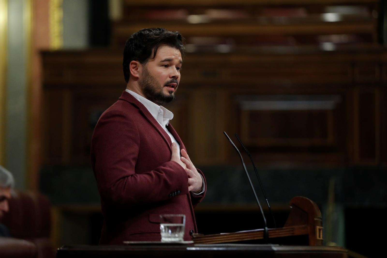 El portavoz de ERC, Gabriel Rufián. Foto: EP - 
