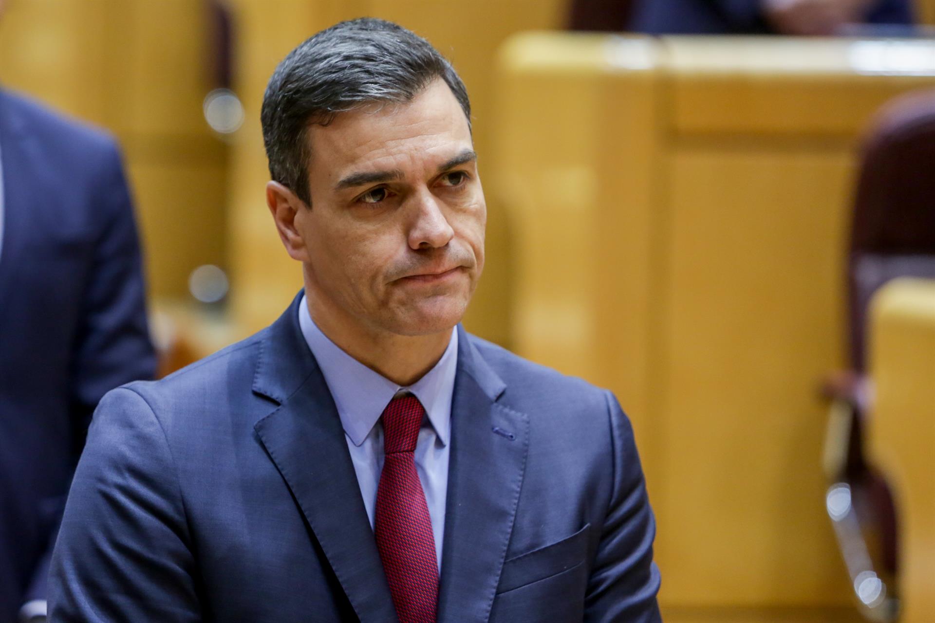 Sánchez regresa el martes al Senado para su primer pleno de control del estado de alarma
