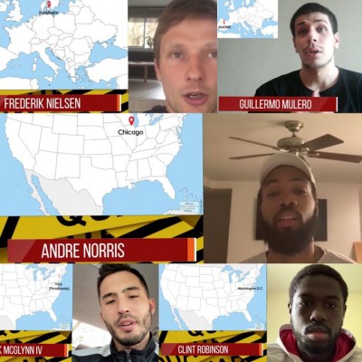 Los extranjeros del Real Murcia, desde sus países, ya hablan de la Liga LEB Plata en pasado  
