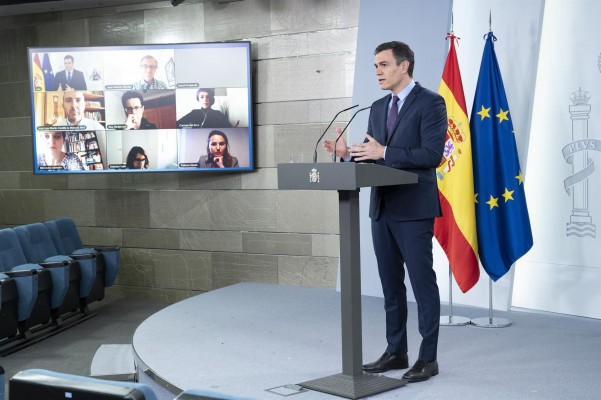 Pedro Sánchez espera que LaLiga se reanude 
