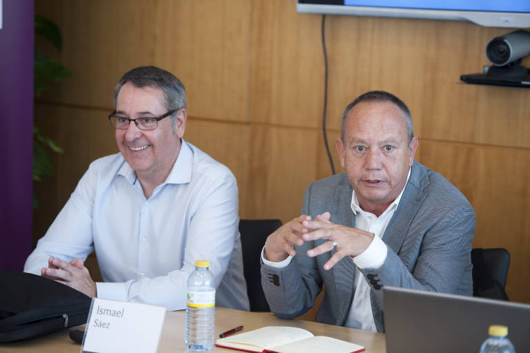 Arturo León e Ismael Sáez. Foto: RAFA MOLINA - 