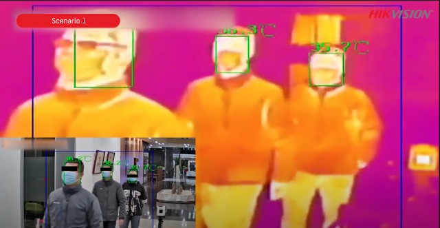 Cámaras termográficas con Inteligencia Artificial para evitar personas con fiebre en grandes eventos