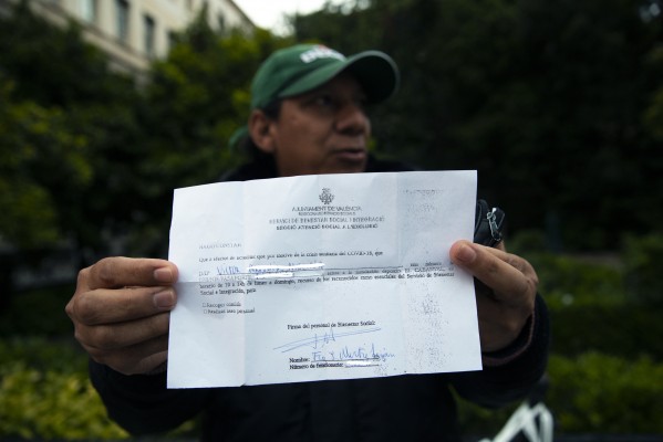 La Policía Nacional multa a personas sin hogar por 