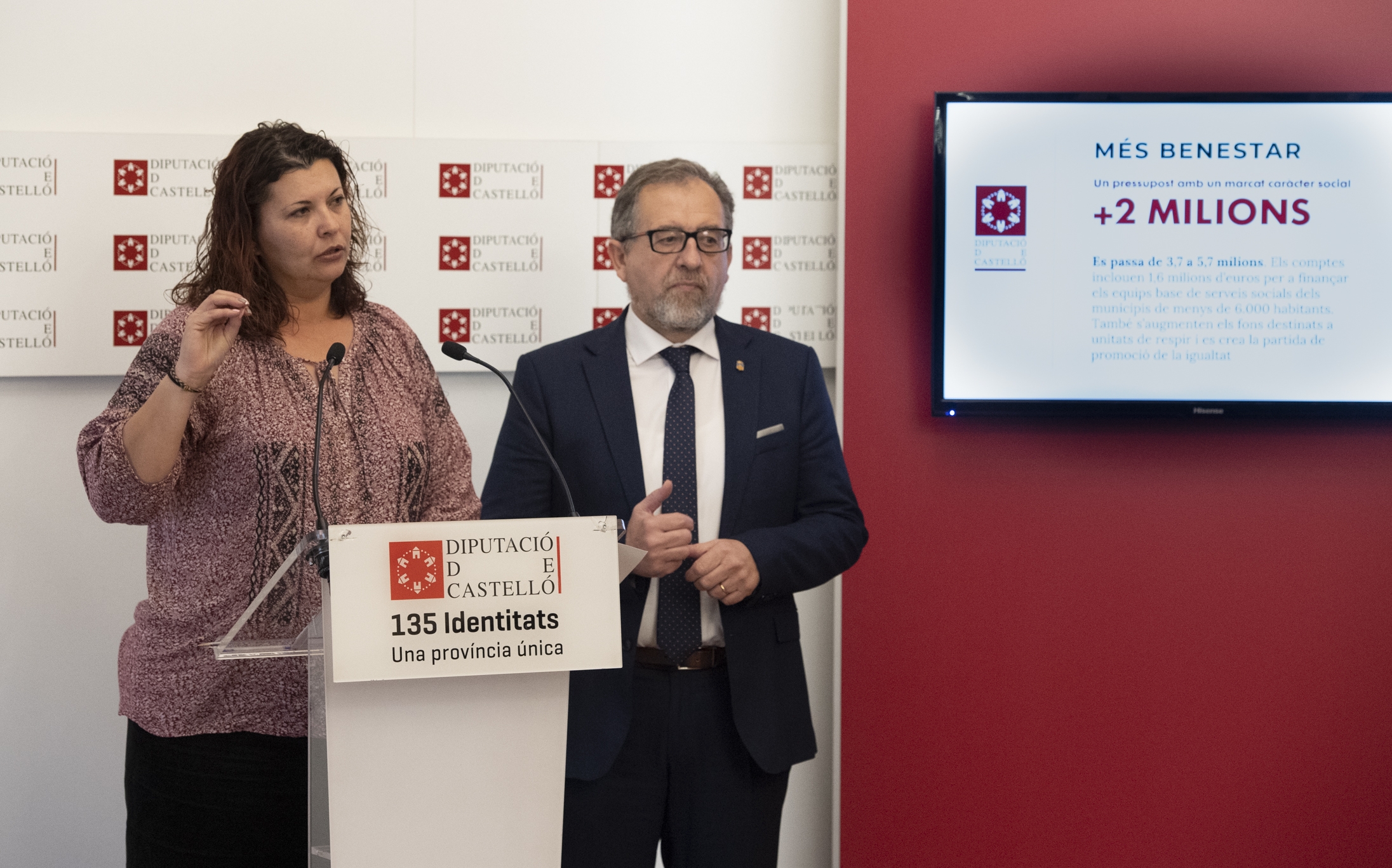 La Diputación destinará este año 1,4 millones de euros para activar iniciativas sociales en Castellón