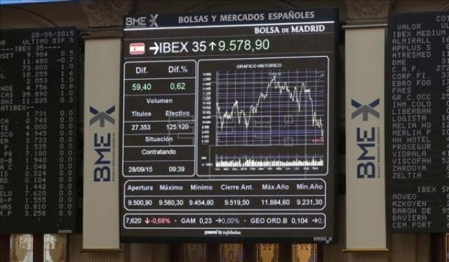 El Ibex 35 rebota en la apertura un 1% para recuperar los 9.500 puntos