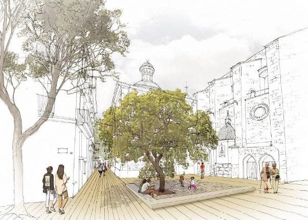  Las obras de reurbanización de la Plaza de Brujas comenzarán a principios de 2021
