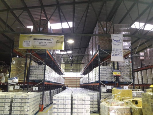 El Banco de Alimentos del Segura suma 224 toneladas de donaciones 