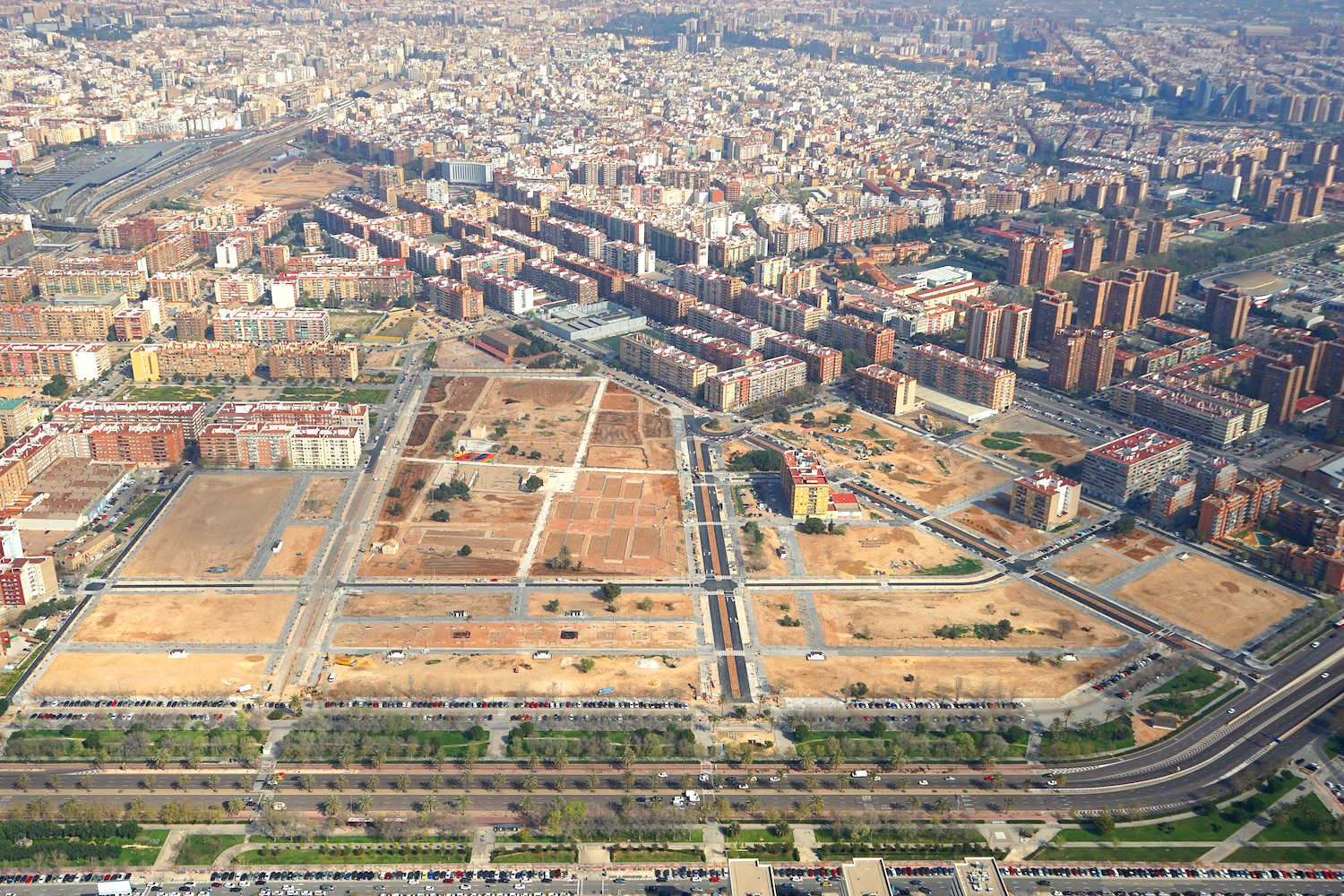 Vista del suelo a desarrollar en Malilla - 