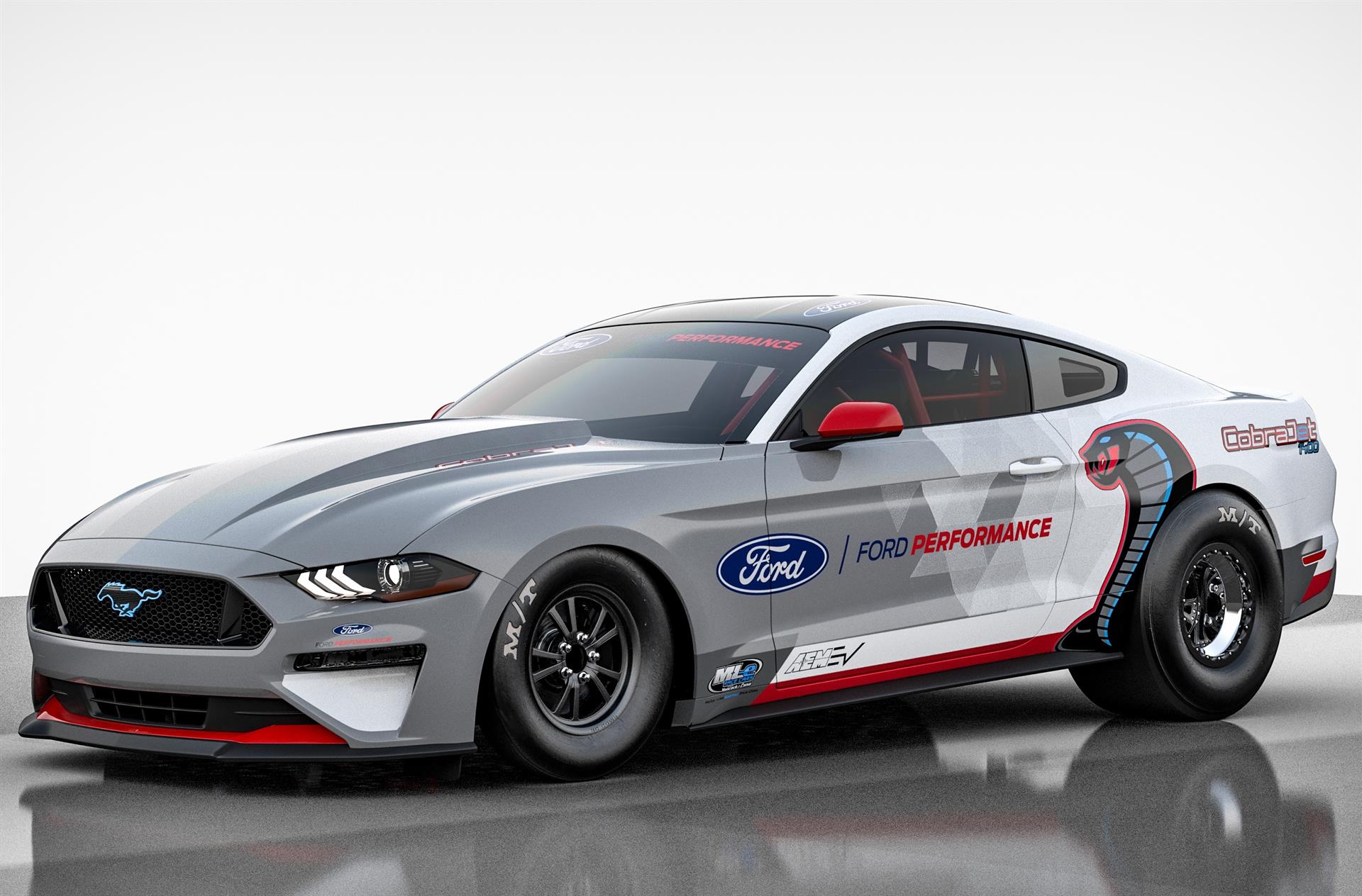 Ford Performance presenta su prototipo Mustang Cobra Jet, un modelo eléctrico con más de 1.400 caballos