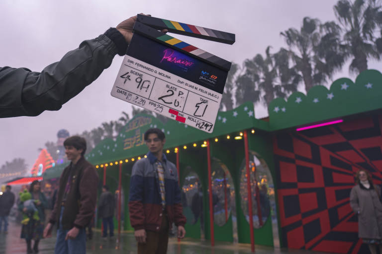 Rodaje en Santa Pola de la serie 'Paraíso' para Movistar+ - 