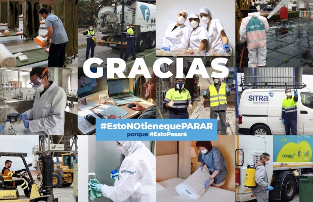 Grupo Gimeno se suma a la iniciativa #EstoNOtienequePARAR en reconocimiento a todo su equipo