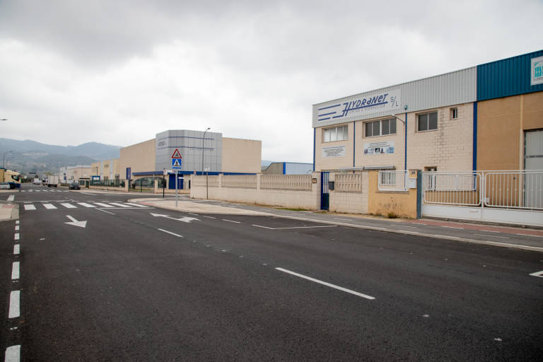 Polígono de la provincia de Alicante con las empresas cerradas, en una imagen reciente - 