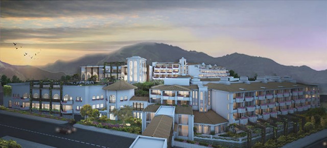 Hasta tres decretos de suspensión de obras al nuevo hotel de retiro de Altea Hills por carecer de licencia