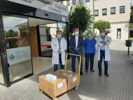 Grupo del Sol dona más de 8.000 tests a instituciones y colectivos en una semana