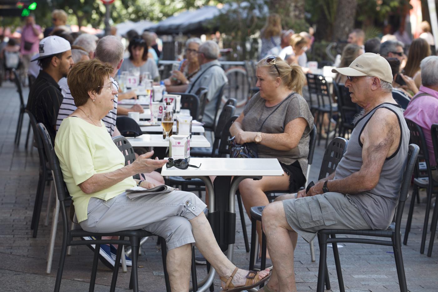 Benidorm en una imagen de archivo. Foto: RAFA MOLINA. - 