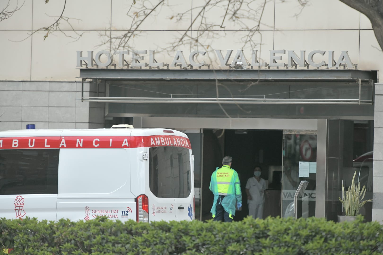 El hotel AC Valencia fue el primer establecimiento medicalizado de la Comunitat. Foto: KIKE TABERNER - 