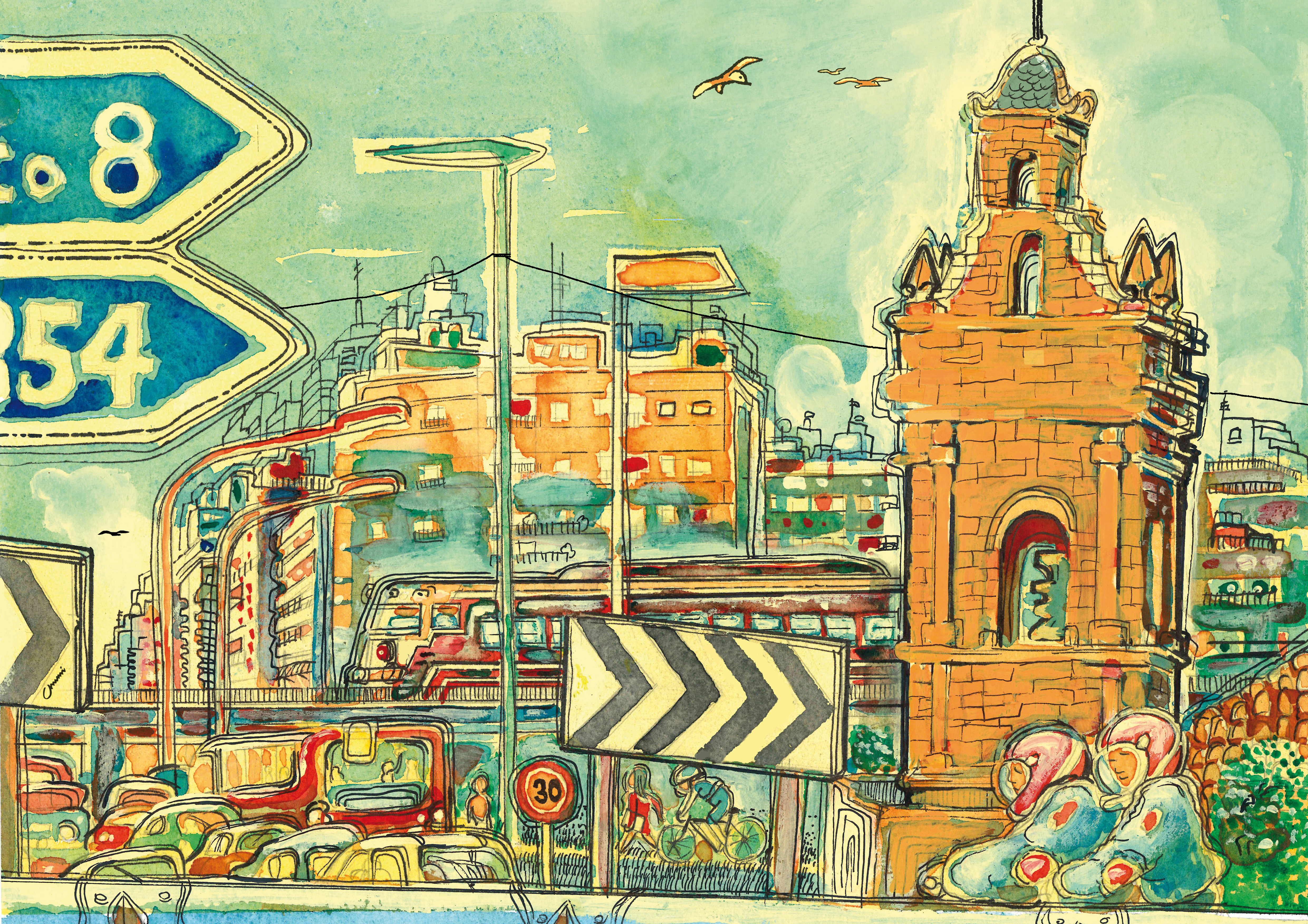 El barrio de San Isidro, por Tete Chumi - 