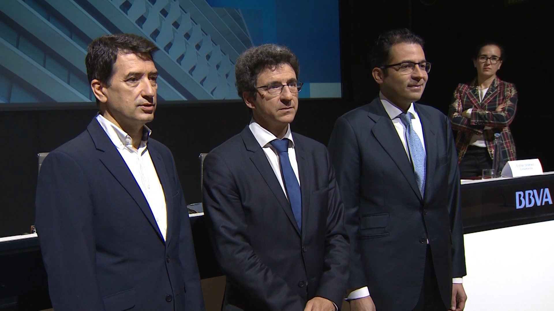 Presentación del informe 'Situación España' del servicio de estudios de BBVA, presentadopor el economista jefe del Grupo BBVA y director de BBVA Research, Jorge Sicilia, y el responsable de Análisis Macroeconómico de BBVA Research, Rafael Doménech - 