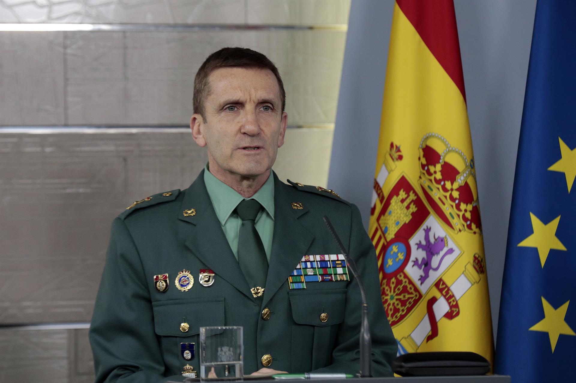 El jefe del Estado Mayor de la Guardia Civil, José Manuel Santiago Marín - 