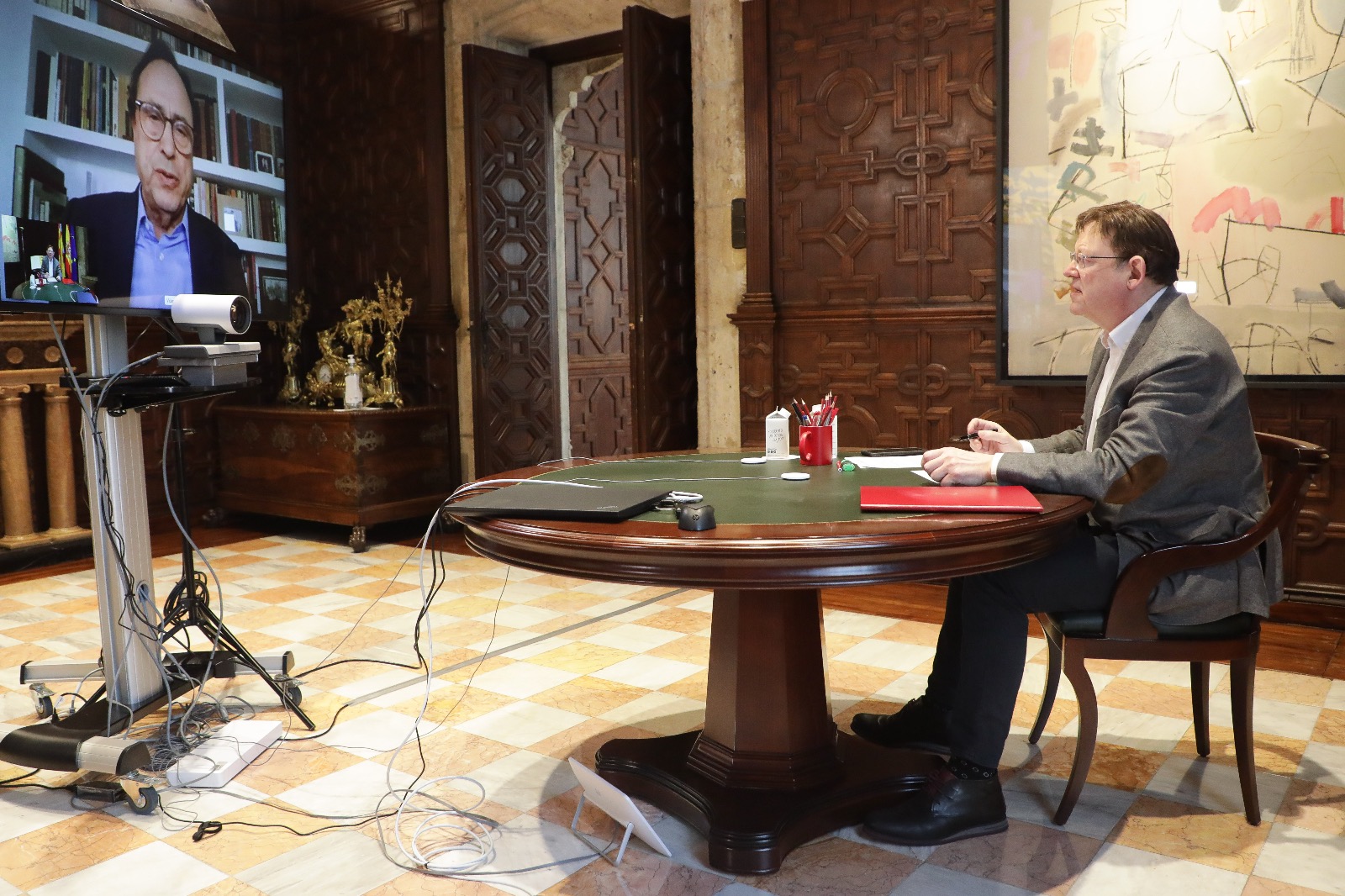 Puig avanza que la Comunitat cuenta con liquidez para afrontar el 60% de las urgencias contra el virus