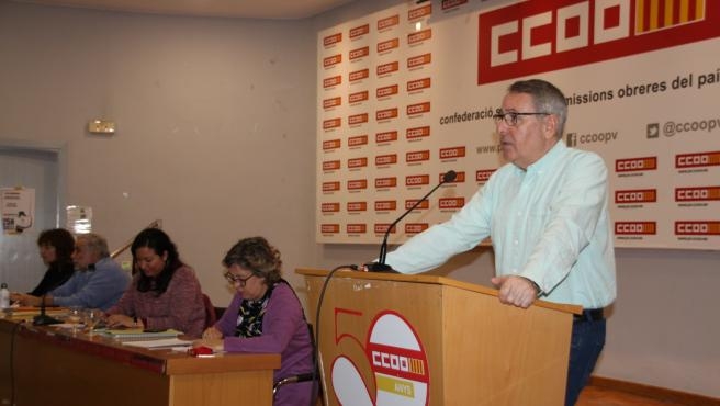 Arturo León, secretario general de CCOO - PV - 