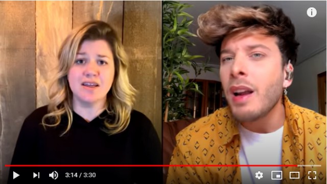 El murciano Blas Cantó acompaña a Kelly Clarkson en su primera canción en español