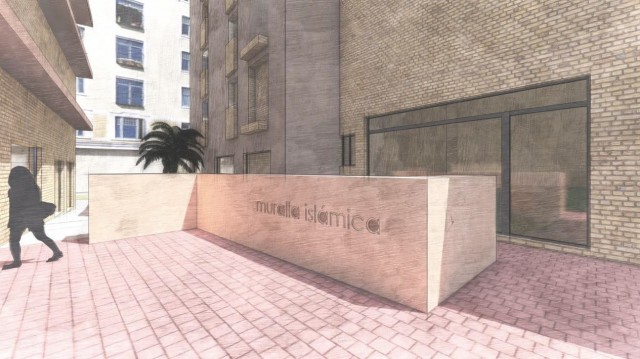 La muralla andalusí de la calle Sagasta de Murcia recuperará su esplendor