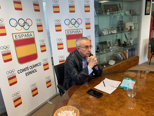 El Comité Olímpico Chino dona al Comité Olímpico Español nueve mil mascarillas sanitarias
