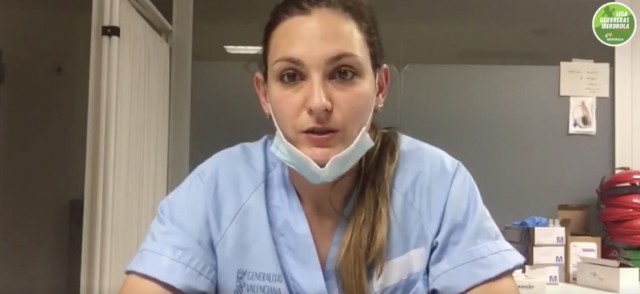 Estefanía Descalzo, de la pista de A Sangriña a luchar contra el coronavirus en La Fe