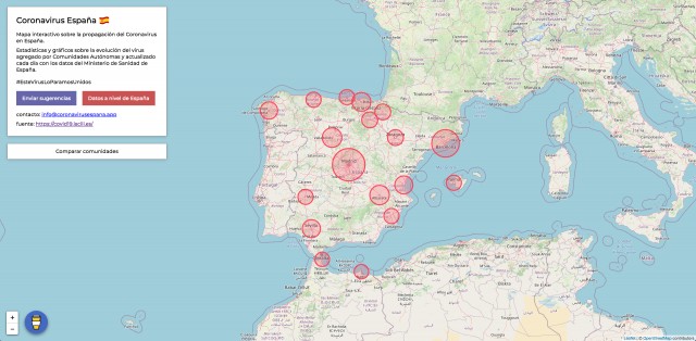 Los responsables de Travelest crean un crean un mapa para el
seguimiento del coronavirus 