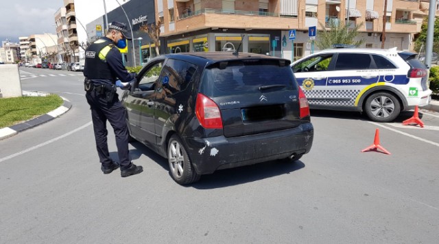 La Policía Local de Mutxamel interpone 60 denuncias en Semana Santa