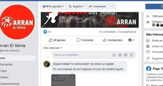 Compromís y PSPV piden expulsar a un edil del PP que deseó a jóvenes de Arran 