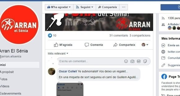 Compromís y PSPV piden expulsar a un edil del PP que deseó a jóvenes de Arran 