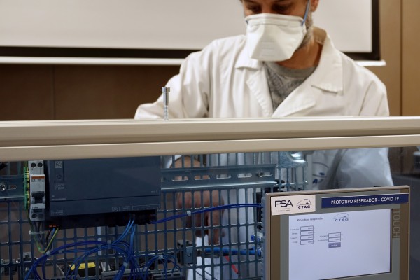El Centro de Vigo de Groupe PSA y CTAG colaboran con Bionix en el desarrollo de equipos de respiración que puedan ayudar en la crisis del COVID-19