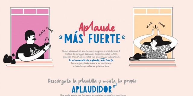 #Aplaudemásfuerte, una iniciativa valenciana para redoblar los aplausos a los sanitarios