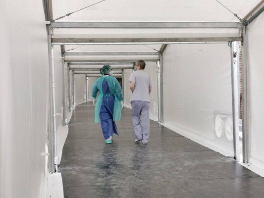 Hospitales de campaña, listos esta semana a falta de telecomunicaciones
