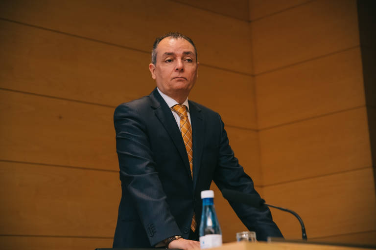 El presidente de la CEV, Salvador Navarro. - 