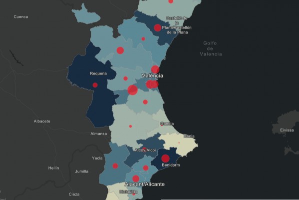 Radiografía del coronavirus en la Comunitat: Requena, el área de salud más azotada