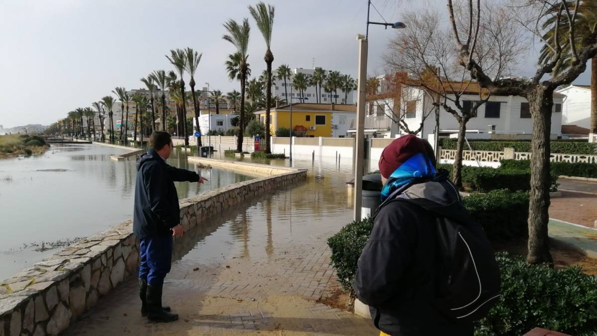  El Consell destina 1,7 millones de euros a reparar los daños de 'Gloria' en Peñíscola y Benicarló 