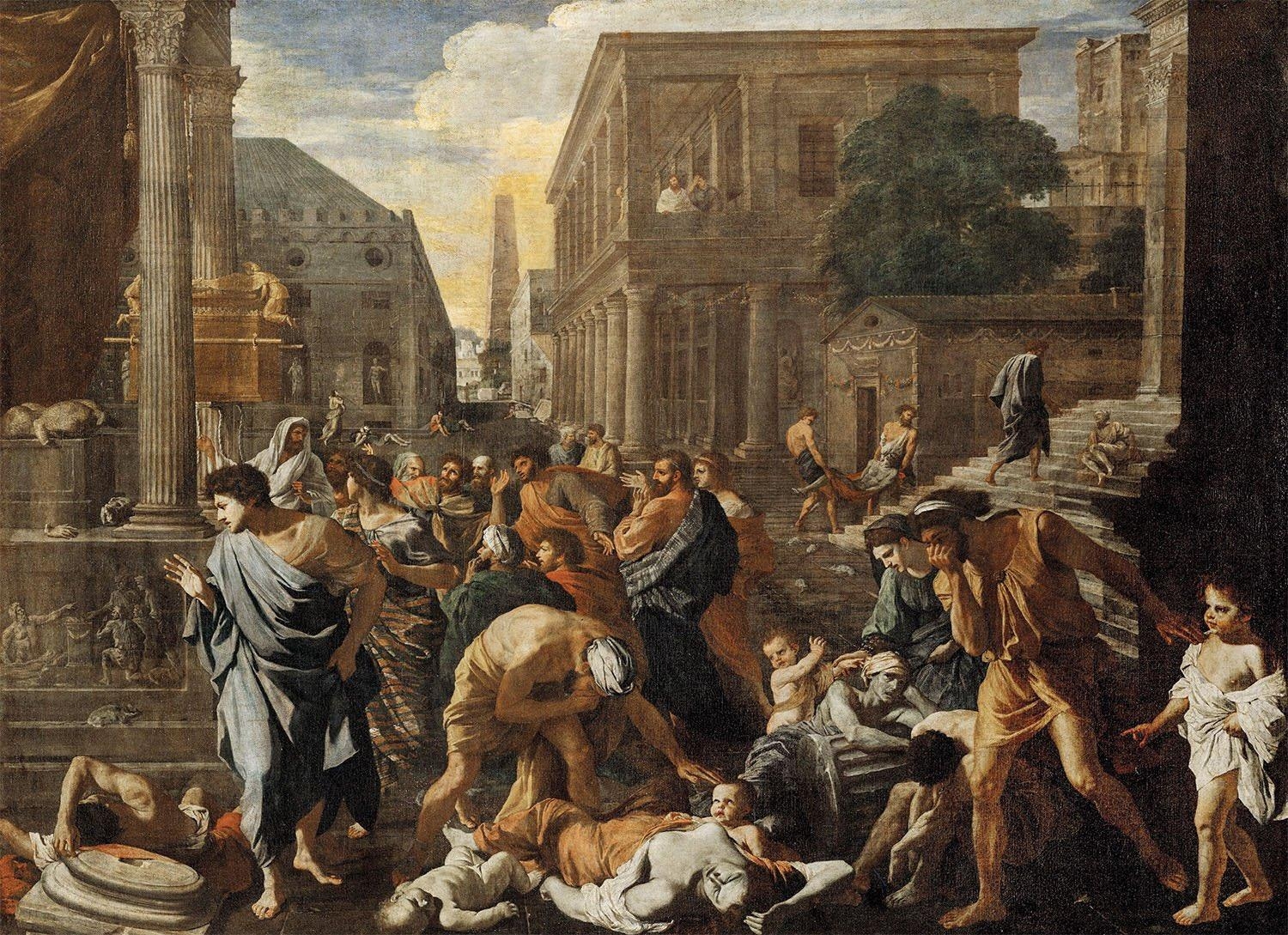 Nicolas Poussin, 'La peste de Asdod' - 