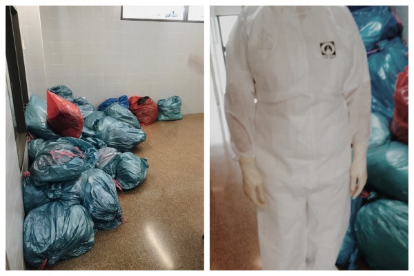 Denuncian la reutilización de batas y mascarillas de desecho en el Hospital de la Plana