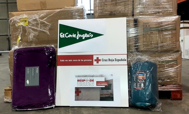 El Corte Inglés continúa su colaboración con Cruz Roja y los bancos de alimentos de la Comunitat