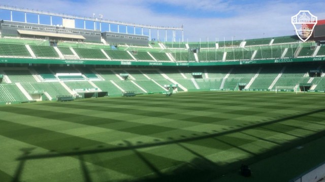 El Elche mantiene a punto el Martínez Valero para el reinicio de la competición