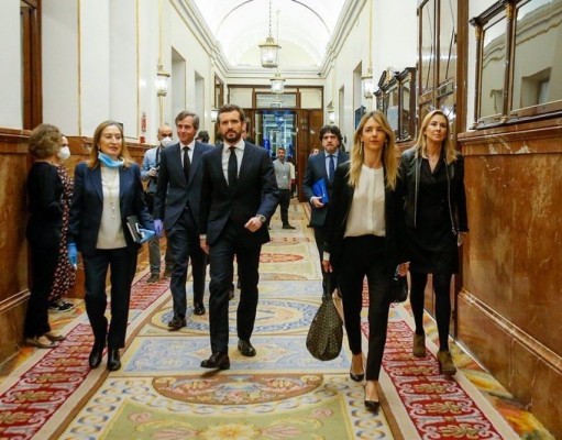 Casado acusa a Sánchez buscar 