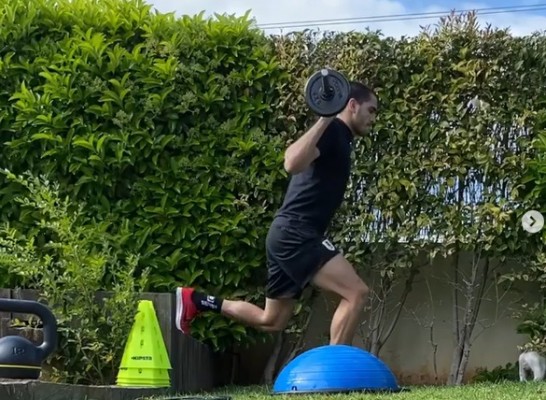 Maxi Gómez avanza en su recuperación en solitario