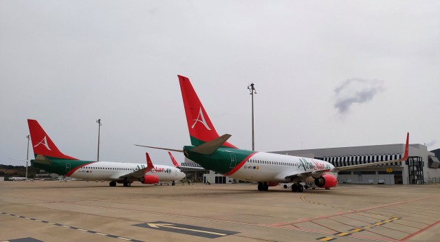 El aeropuerto de Castellón, inactivo, alberga 13 aviones parados por el coronavirus y 10 en desguace