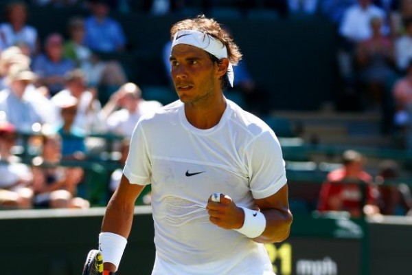 Nadal contra el australiano John Millman en su vuelta a Wimbledon desde 2015