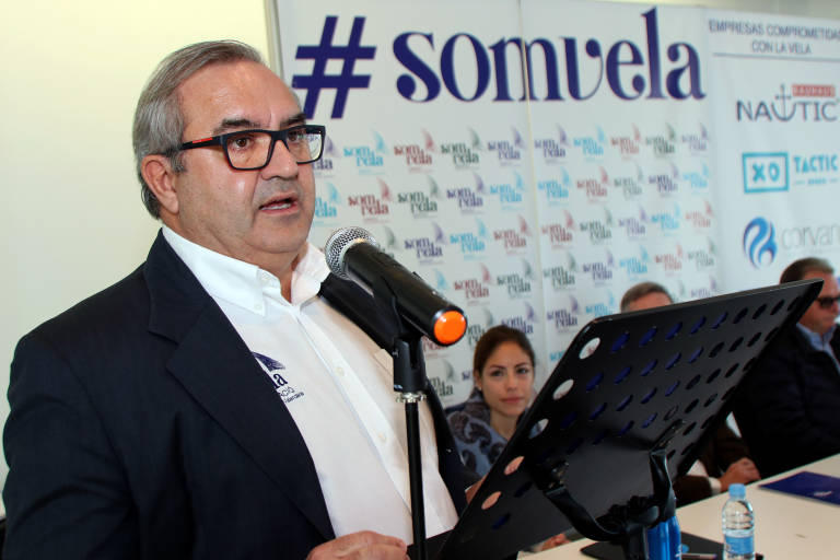 Carlos Torrado, presidente de la Federació de Vela de la Comunitat Valenciana.  - 