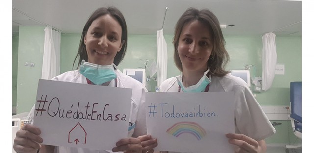 Ana e Irene Hurtado, árbitras y enfermeras en la Arrixaca: 